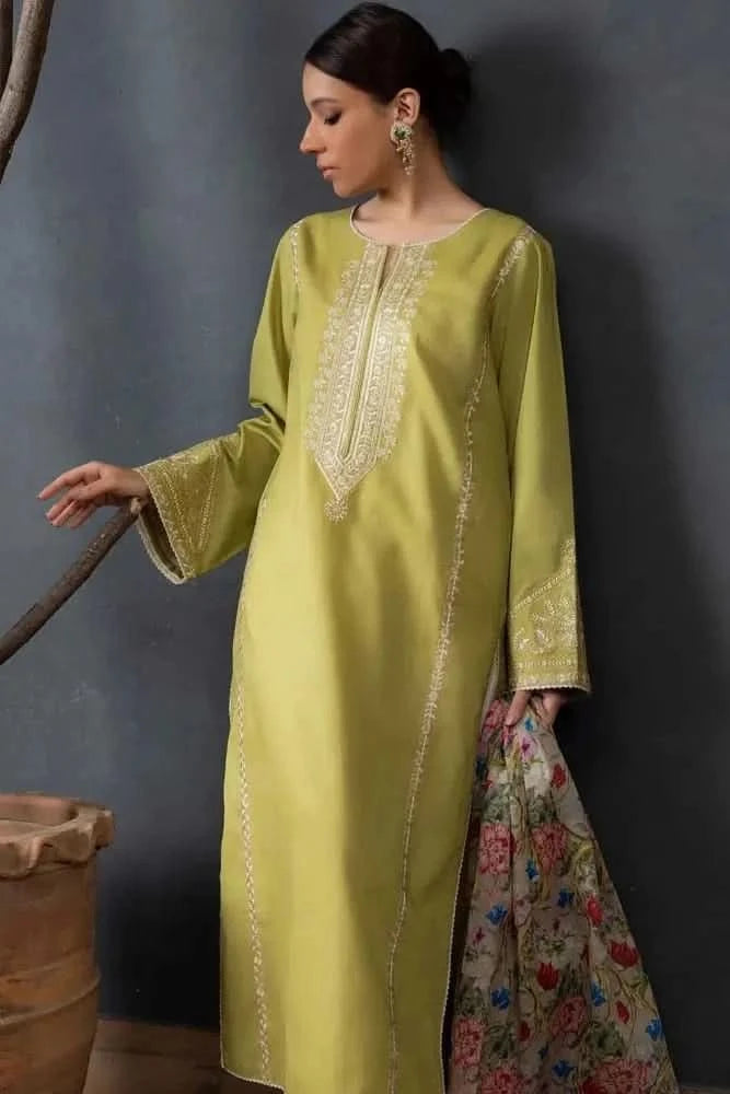 EMBROIDERED LAWN 3PC SUIT-BG790