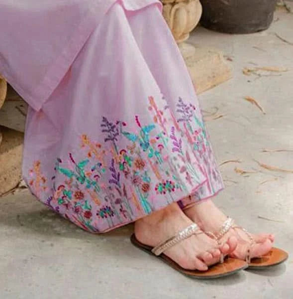 3 PIECE-EMBROIDERED DHANAK SUIT-BG568