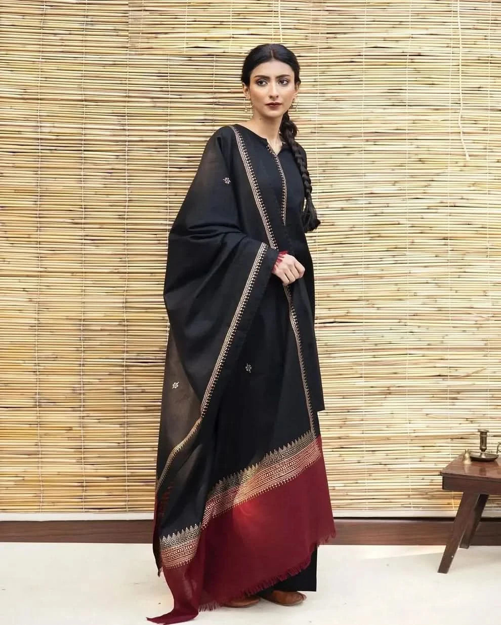 3 PC - EMBROIDERD DHANAK-BG577