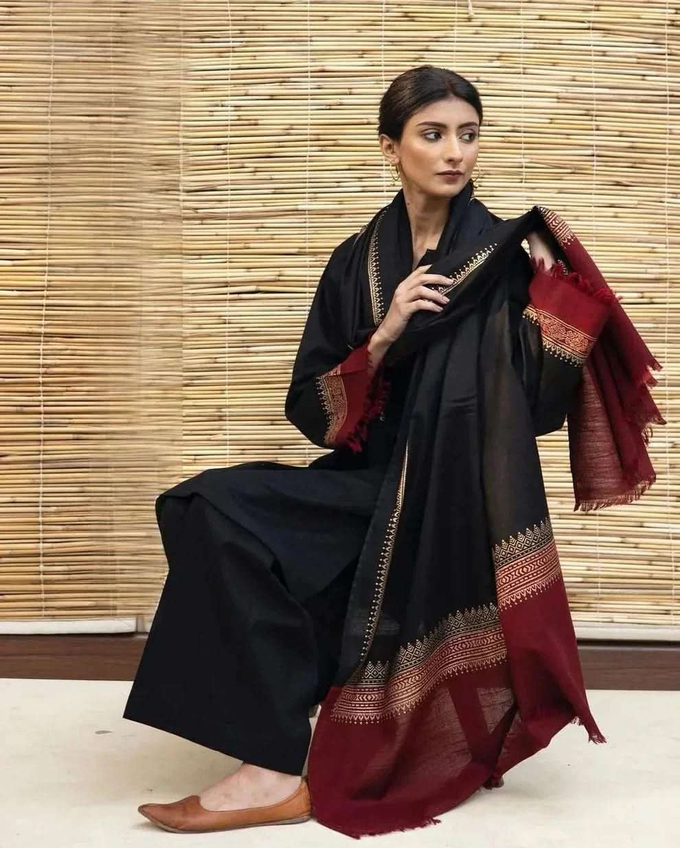 3 PC - EMBROIDERD DHANAK-BG577