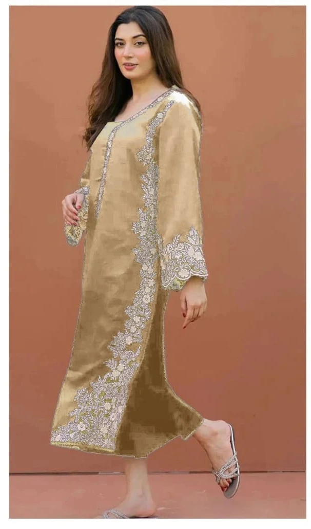 2PC  EMBROIDED LAWN - BG681