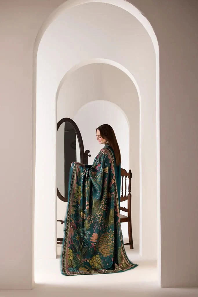 3PC EMBROIDED DHANAK - BG 617