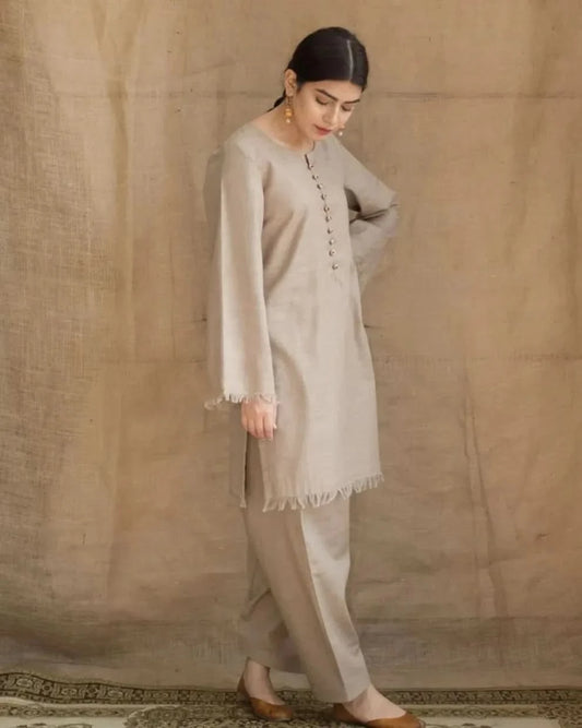 3 PC - EMBROIDERED DHANAK-BG579