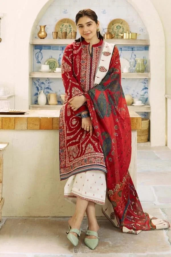 KASHMIR KALI LAWN-D3-BG508