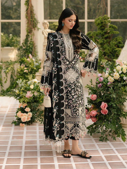 3PC UNSTITCHED LAWN SUIT - BG871
