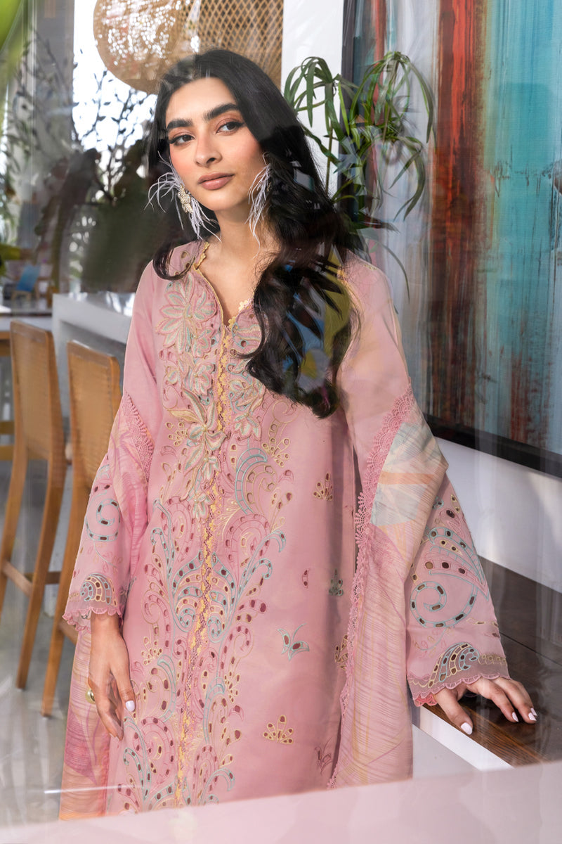 IRHA 3PC EMBROIDERED LAWN SUIT - BG885