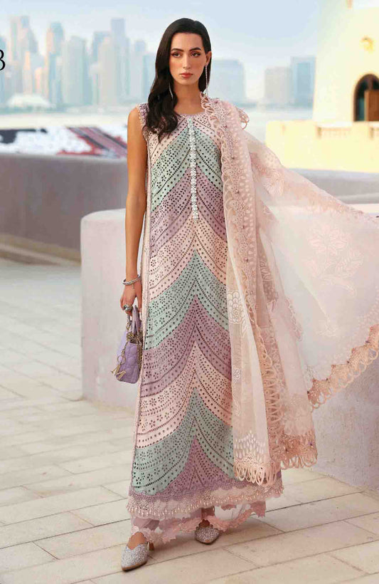 3PC Heavy Luxury Embroidered Suit - BG895