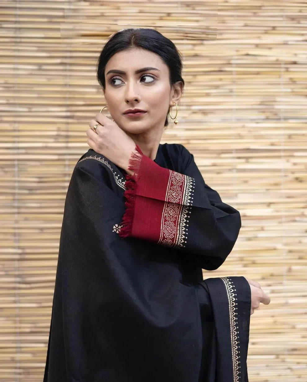 3 PC - EMBROIDERD DHANAK-BG577