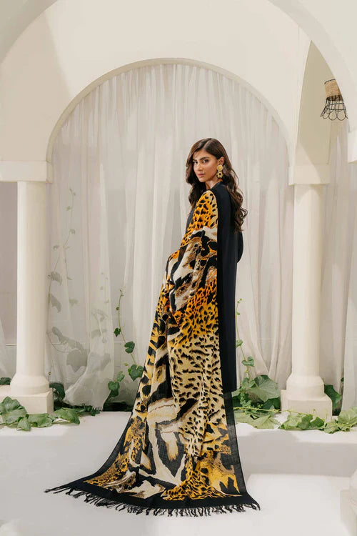3 PIECE-EMBROIDERED LAWN SUIT-BG555