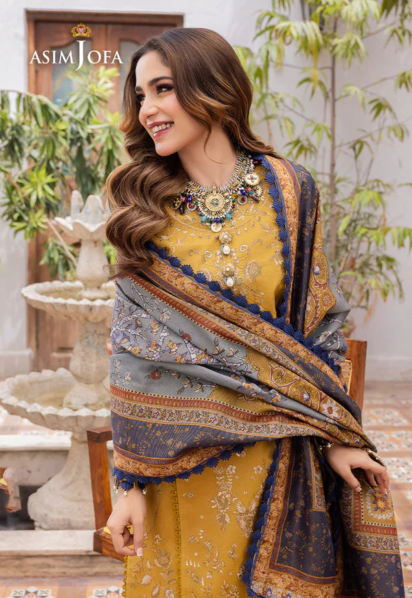 3PC EMBROIDERED SUIT - BG603