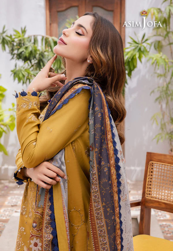 3PC EMBROIDERED SUIT - BG603