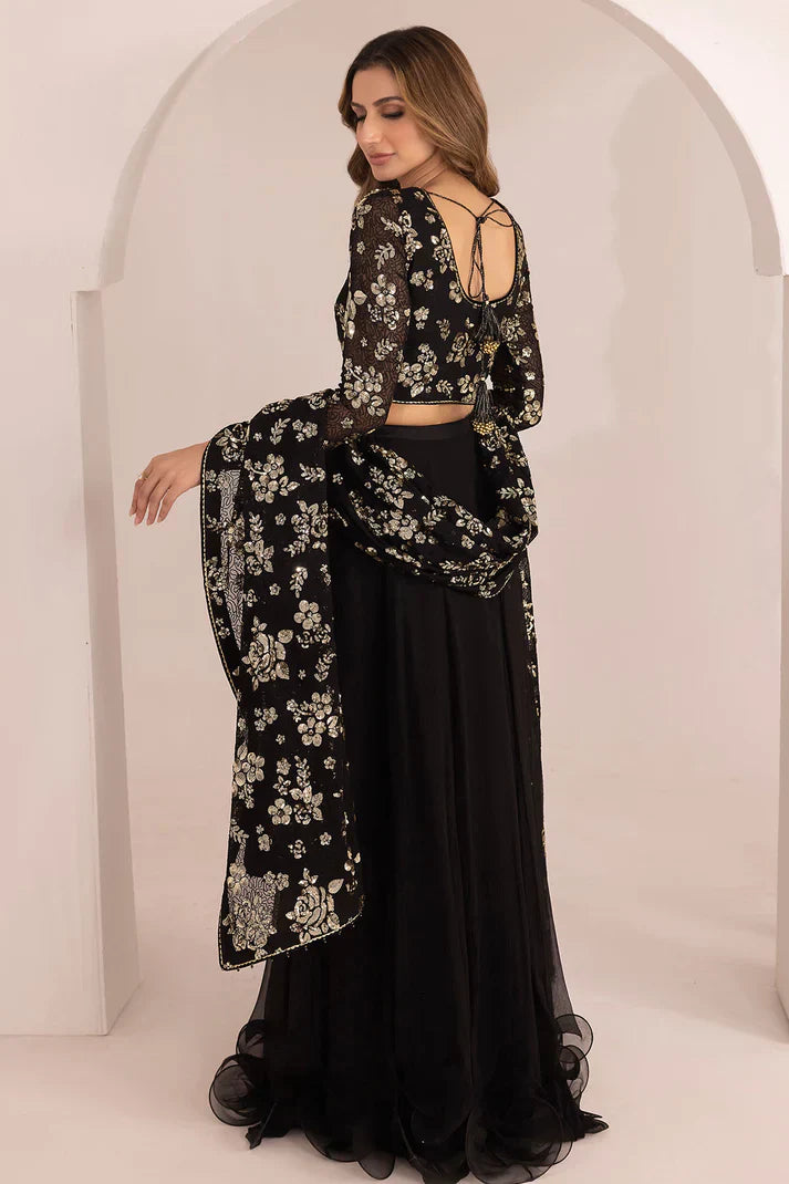 EMBROIDERED CHIFFON UC-3021