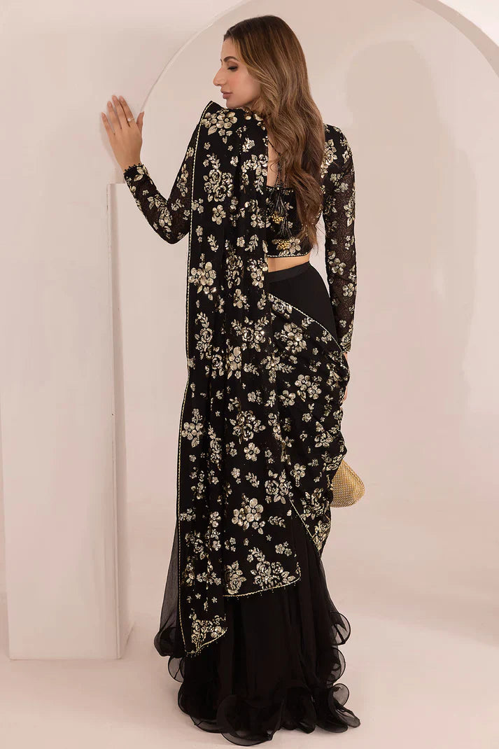 EMBROIDERED CHIFFON UC-3021