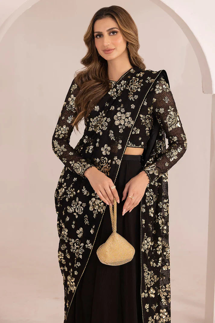 EMBROIDERED CHIFFON UC-3021