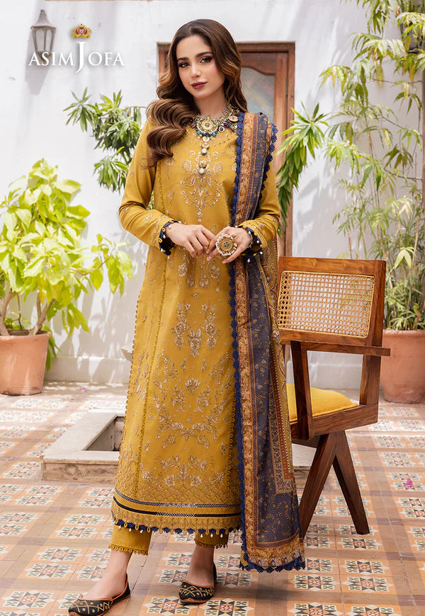 3PC EMBROIDERED SUIT - BG603