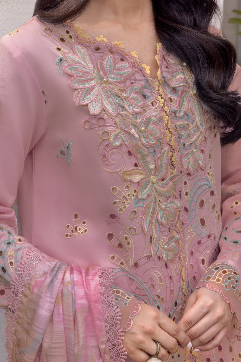 IRHA 3PC EMBROIDERED LAWN SUIT - BG885