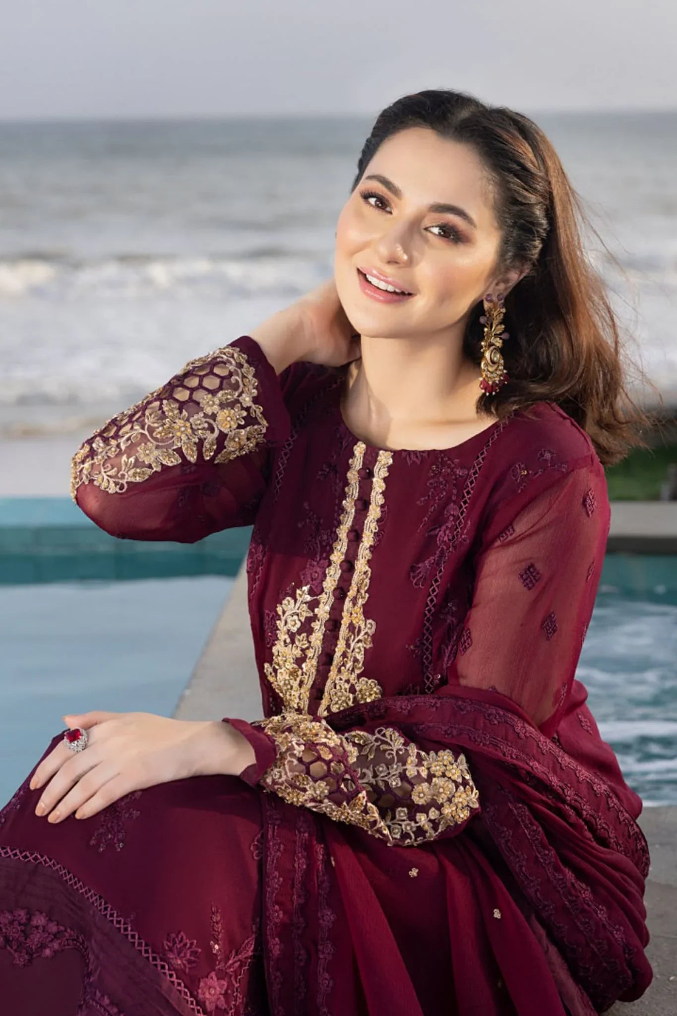 CHIFFON ⏐ HEAVY HAND EMBROIDERED ADDA WORK ⏐ WEDDING COLLECTION