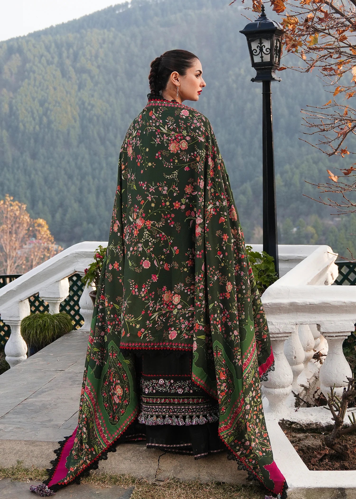 ZOBIA 3PC LAWN UNSTITCHED -  BG852