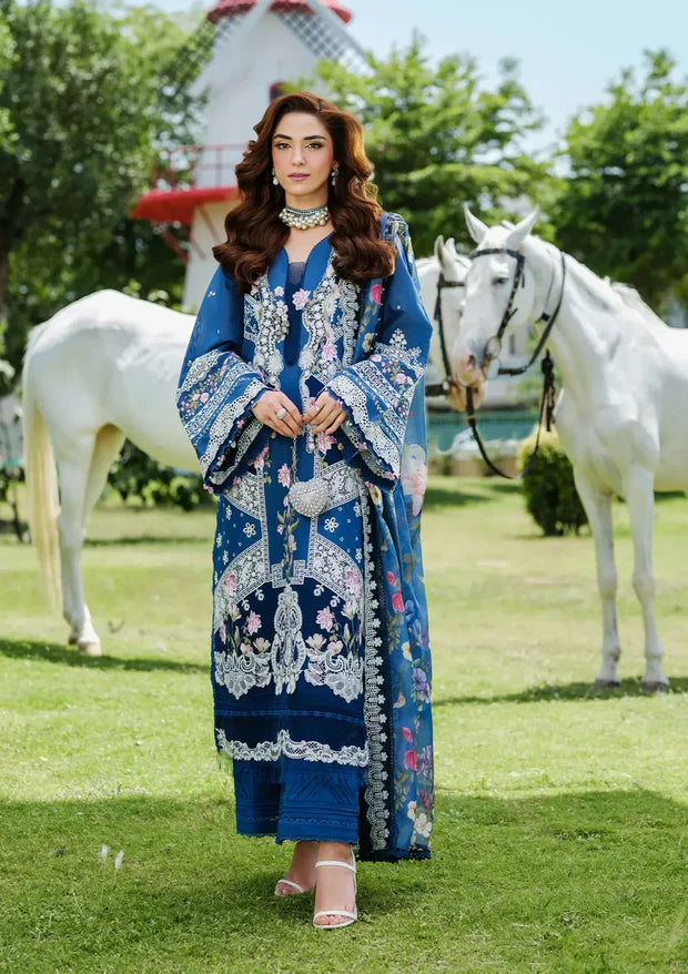 3PC EMBROIDERED LAWN SUIT - BG893