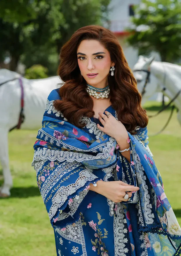 3PC EMBROIDERED LAWN SUIT - BG893
