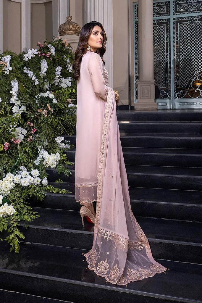 Embroidered Unstitched 3Pcs Suit-BG1027