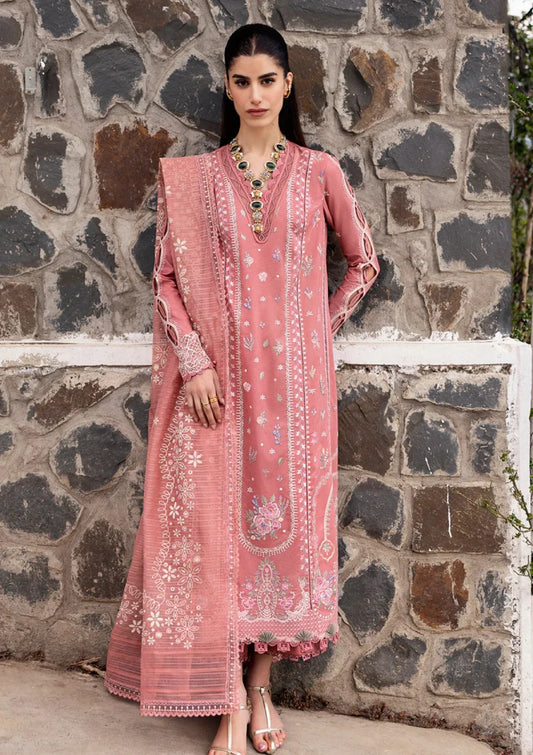 3 PC EMBROIDERD LAWN SUIT - BG873