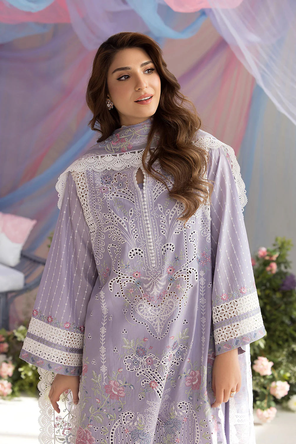 3PC LUXURY EMBROIDERED SUIT - BG888