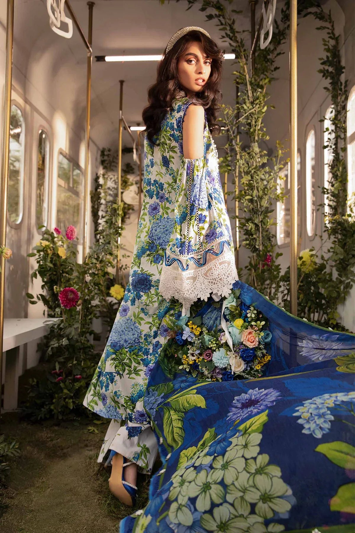 3 PC PRINTED LAWN SUIT-BG510