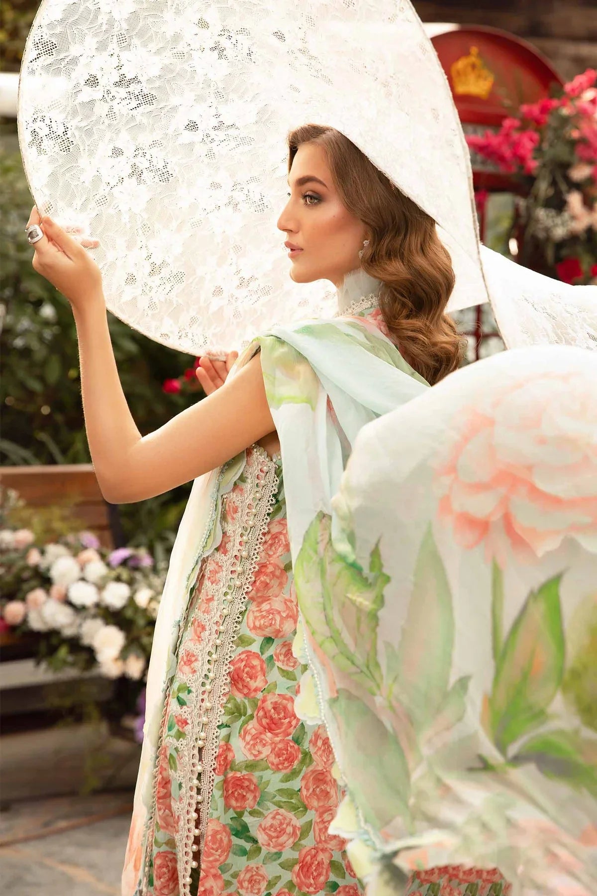 3 PC PRINTED LAWN SUIT-BG523