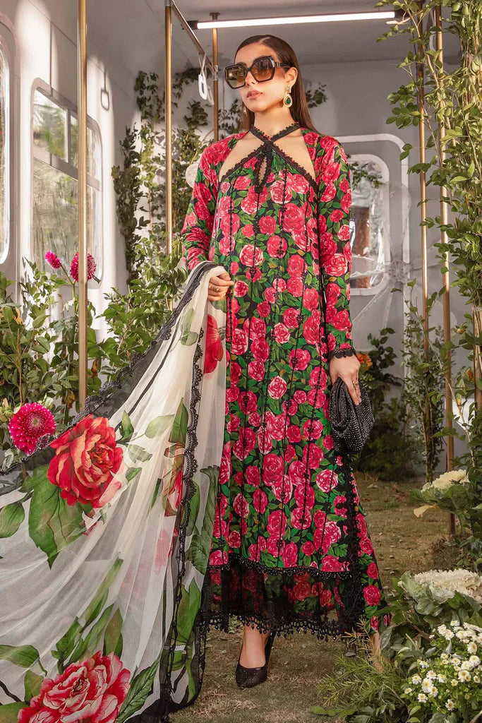 3 PC PRINTED LAWN SUIT-BG516