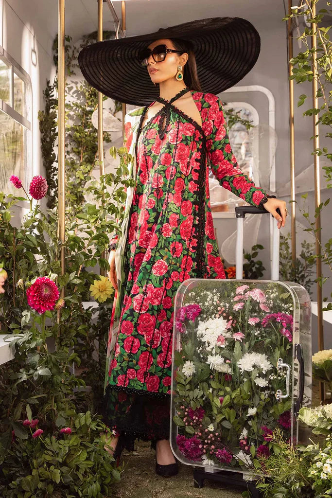3 PC PRINTED LAWN SUIT-BG516