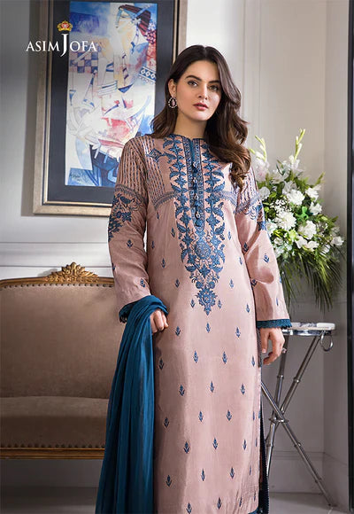 AJIM-16 EMBROIDERED LAWN 3 PCS-BG546