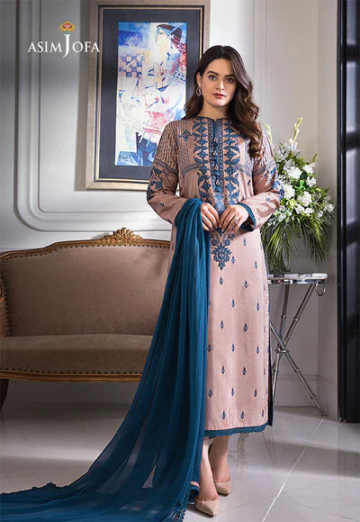 AJIM-16 EMBROIDERED LAWN 3 PCS-BG546