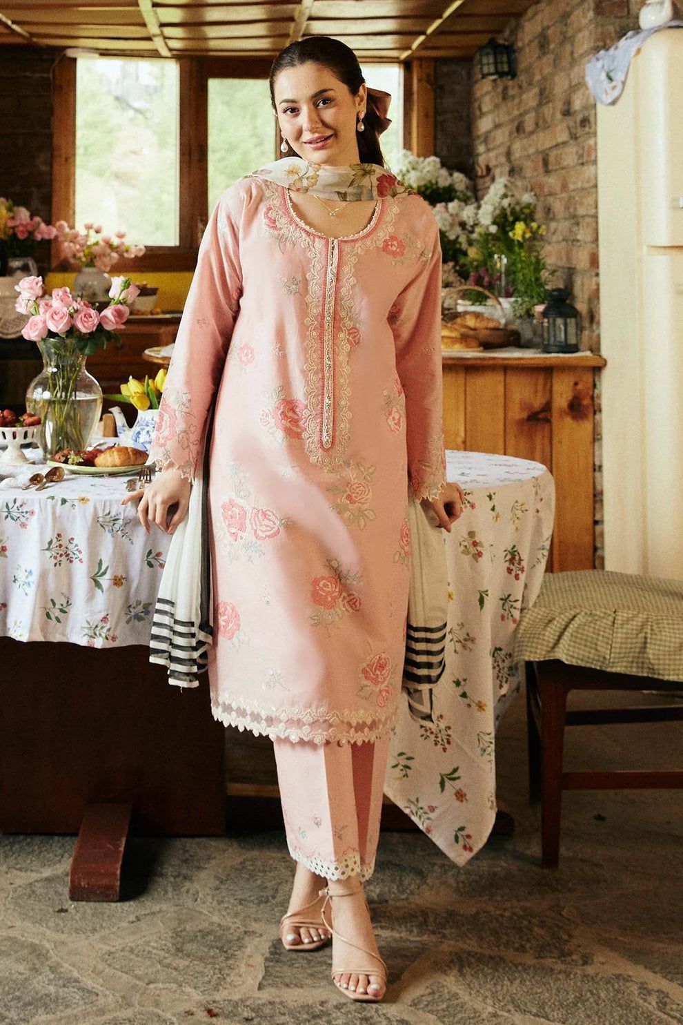 ZARA SHAHJAHAN 3PC SUIT-BG226
