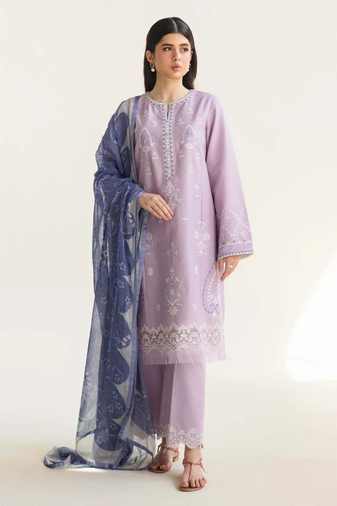 ZARA SHAHJAHAN LAWN 3PC SUIT-BG234