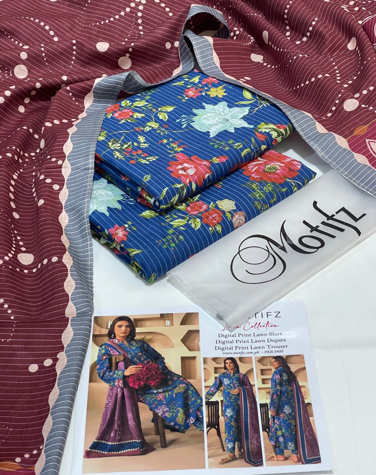 5039-TANNAZ DIGITAL PRINTED KHADDAR UNSTITCHED
