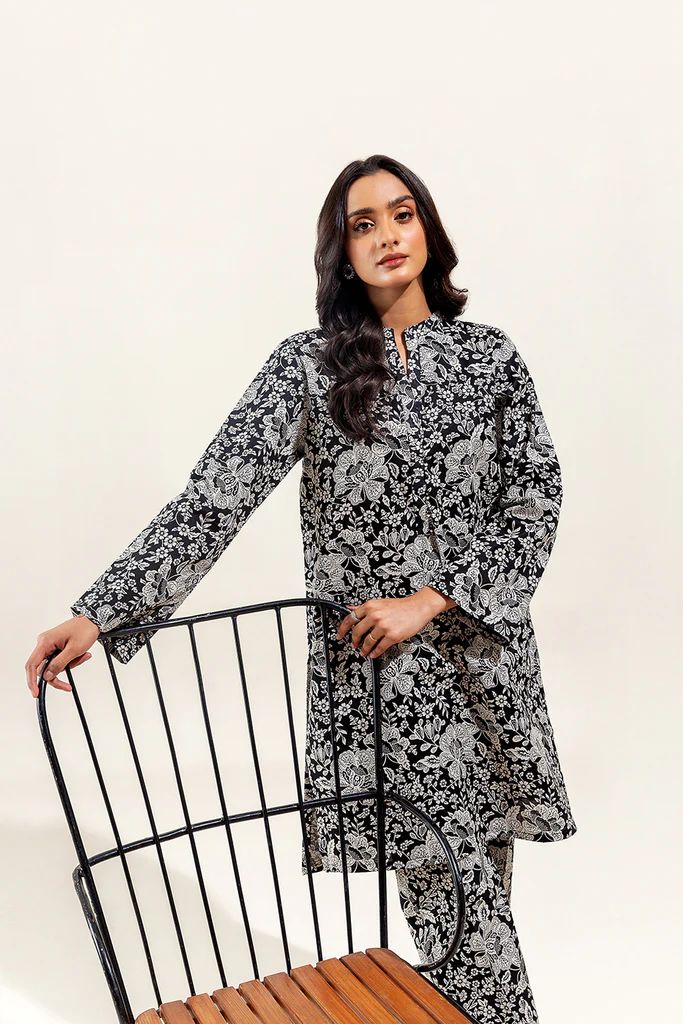 Digital Printed 3 Pcs Suit - DG01