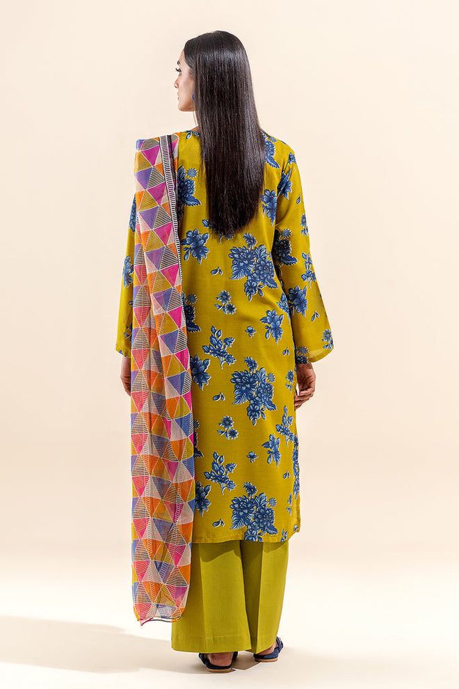Digital Printed 3 Pcs Suit - DG02