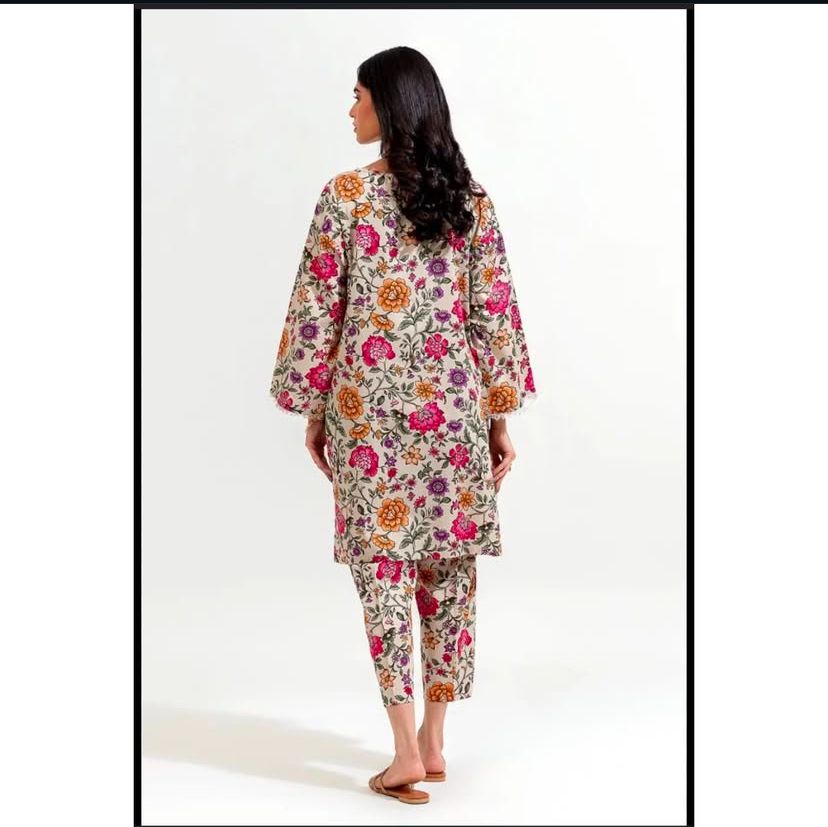 Digital Printed 3 Pcs Suit - DG04