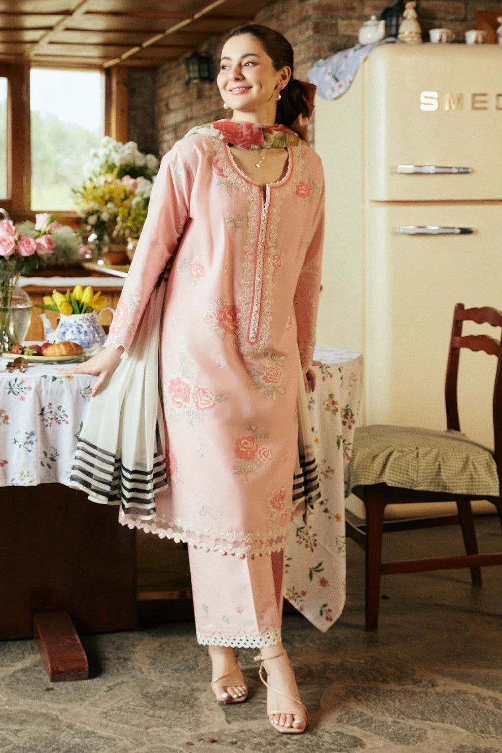 ZARA SHAHJAHAN 3PC SUIT-BG226