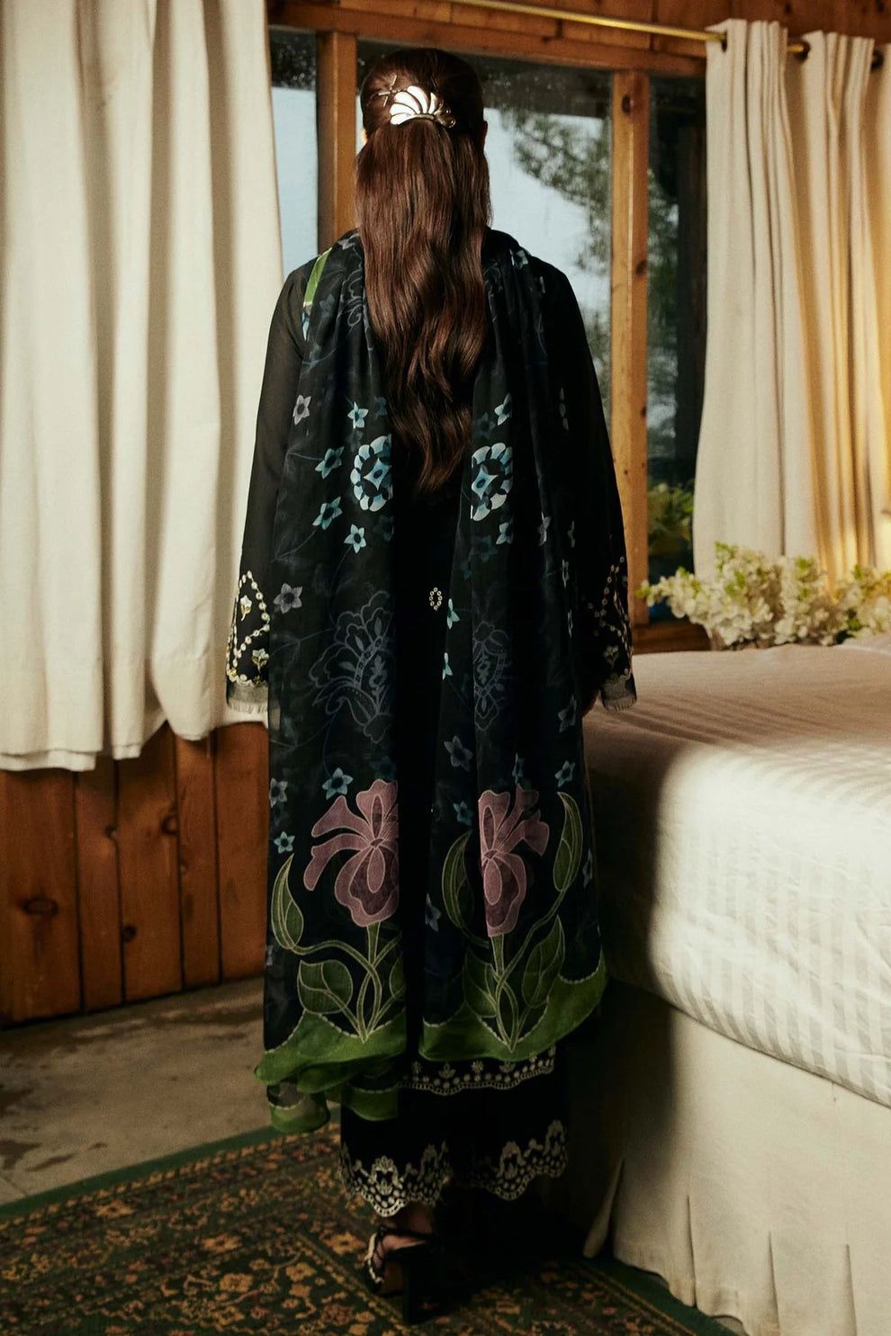 ZARA SHAHJAHAN LAWN 3PC SUIT-BG227