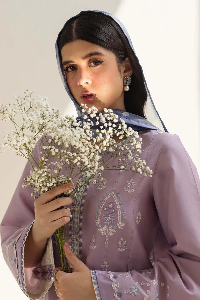 ZARA SHAHJAHAN LAWN 3PC SUIT-BG234