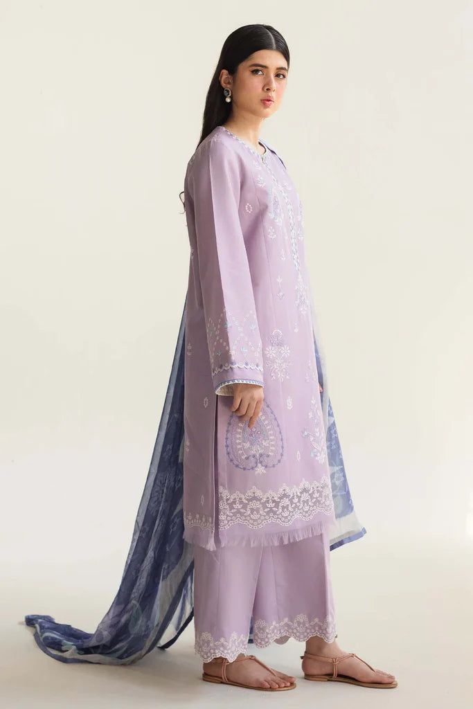 ZARA SHAHJAHAN LAWN 3PC SUIT-BG234