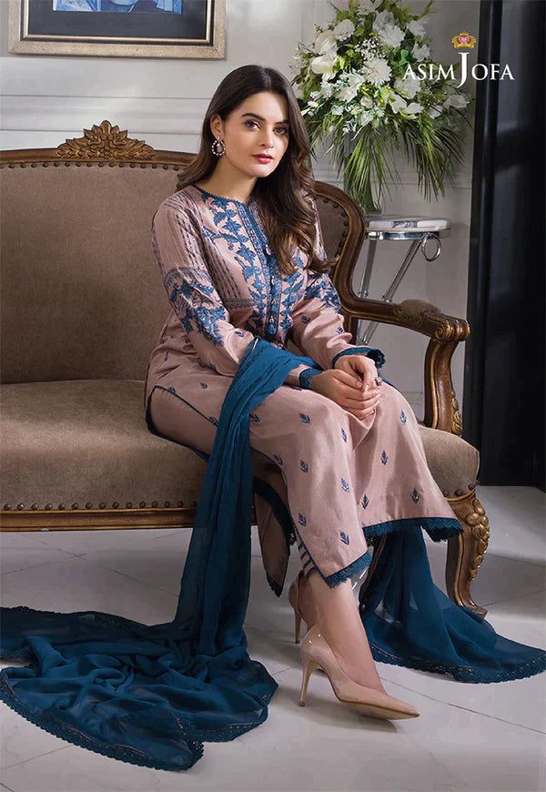ASIM JOFA LAWN 3PC SUIT BG-235