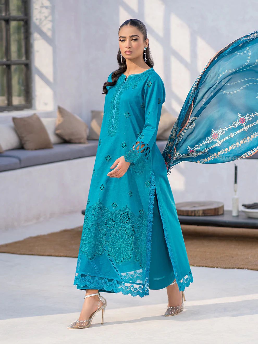 PARISHAY LAWN 3PC SUIT-BG239