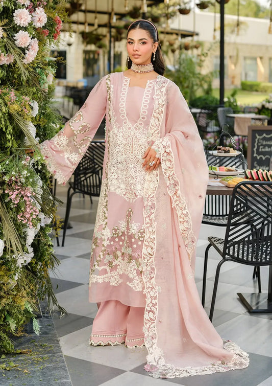3PC EMBROIDERED LAWN SUIT - BG891