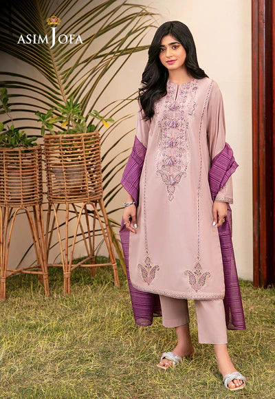 AJOD-29 EMBROIDERED LAWN 3 PCS-BG548